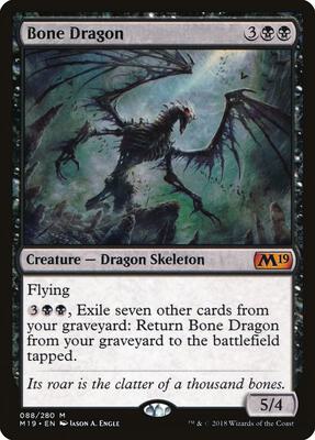 Bone Dragon card from Core Set 2019