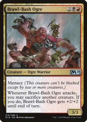 Brawl-Bash Ogre card from Core Set 2019