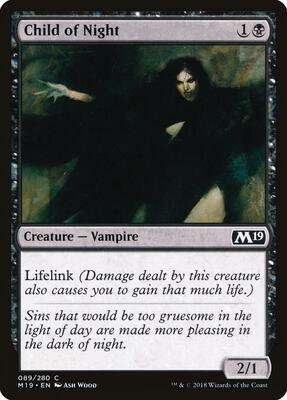 Child of Night card from Core Set 2019