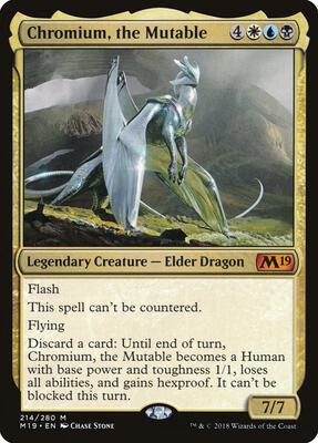 Chromium, the Mutable card from Core Set 2019