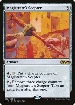 Magistrate's Scepter card from Core Set 2019