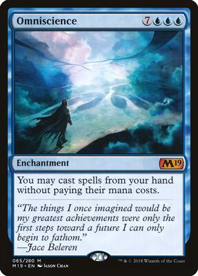 Omniscience card from Core Set 2019