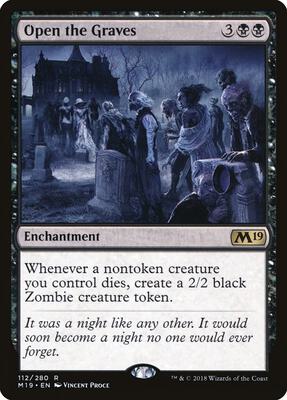 Open the Graves card from Core Set 2019