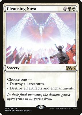 Cleansing Nova card from Core Set 2019