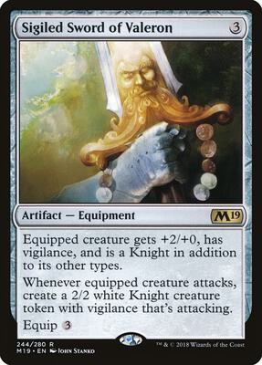 Sigiled Sword of Valeron card from Core Set 2019