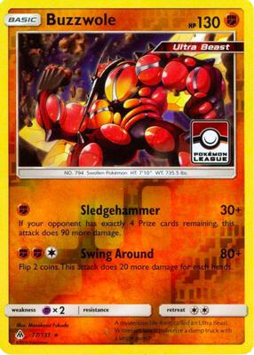 Buzzwole - 77/131 (Pokemon League) card from League & Championship Cards