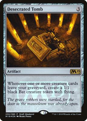 Desecrated Tomb (Draft Weekend) card from Launch Party & Release Event Promos