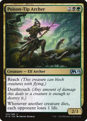 Poison-Tip Archer card from Core Set 2019