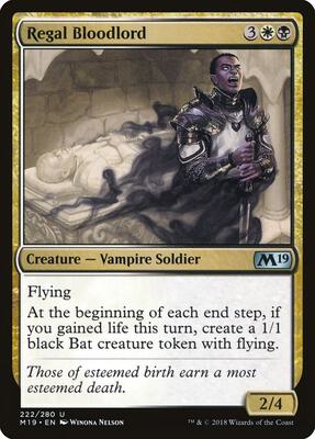Regal Bloodlord card from Core Set 2019