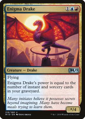 Enigma Drake card from Core Set 2019