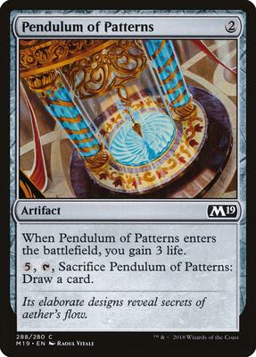 Pendulum of Patterns card from Core Set 2019