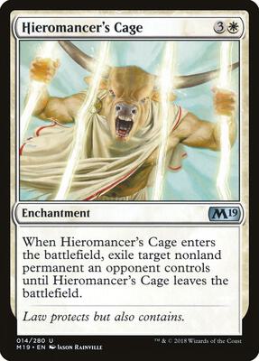 Hieromancer's Cage card from Core Set 2019