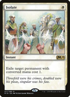 Isolate card from Core Set 2019