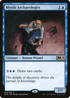 Mystic Archaeologist card from Core Set 2019