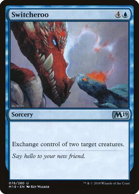 Switcheroo card from Core Set 2019