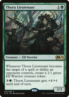 Thorn Lieutenant card from Core Set 2019