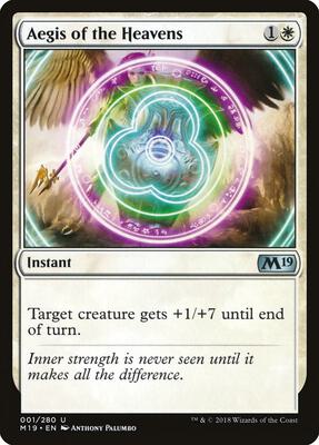 Aegis of the Heavens card from Core Set 2019