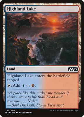 Highland Lake card from Core Set 2019