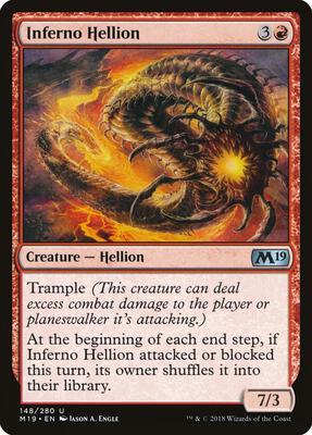 Inferno Hellion card from Core Set 2019