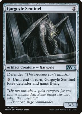 Gargoyle Sentinel card from Core Set 2019