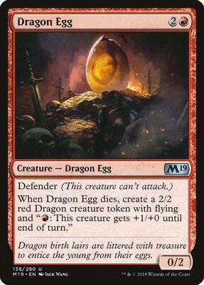 Dragon Egg card from Core Set 2019