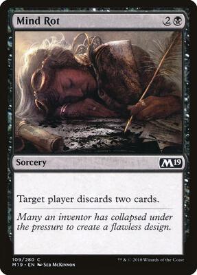Mind Rot card from Core Set 2019