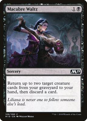 Macabre Waltz card from Core Set 2019