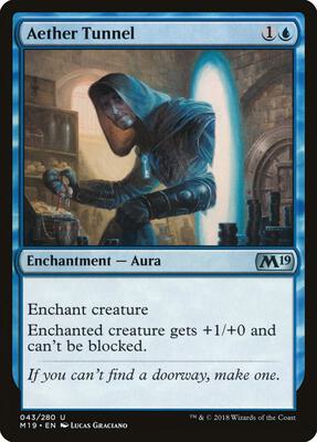 Aether Tunnel card from Core Set 2019