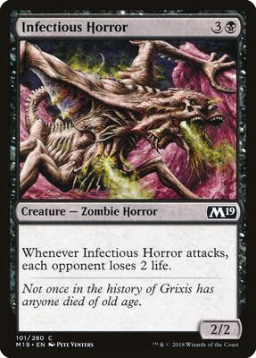 Infectious Horror card from Core Set 2019