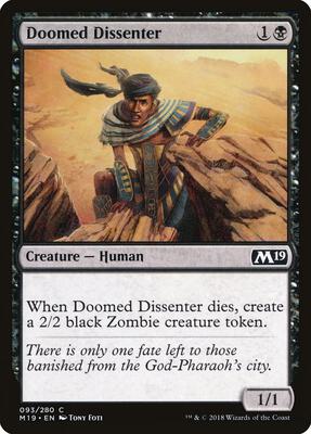 Doomed Dissenter card from Core Set 2019