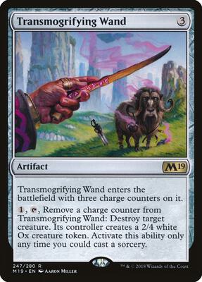 Transmogrifying Wand card from Core Set 2019