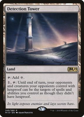 Detection Tower card from Core Set 2019