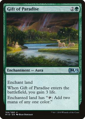 Gift of Paradise card from Core Set 2019