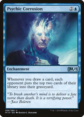 Psychic Corrosion card from Core Set 2019