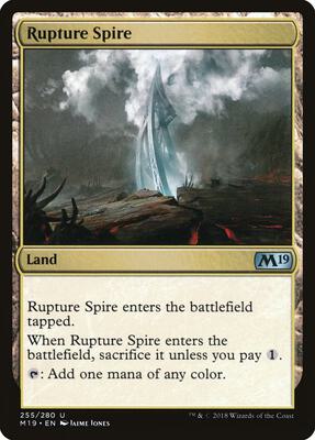 Rupture Spire card from Core Set 2019