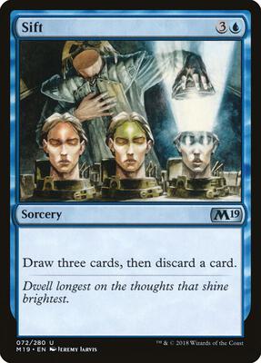 Sift card from Core Set 2019