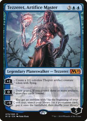 Tezzeret, Artifice Master card from Core Set 2019