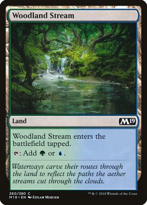 Woodland Stream card from Core Set 2019