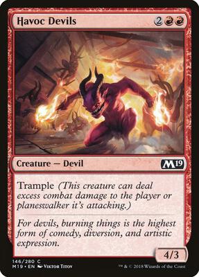 Havoc Devils card from Core Set 2019