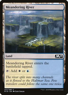 Meandering River card from Core Set 2019
