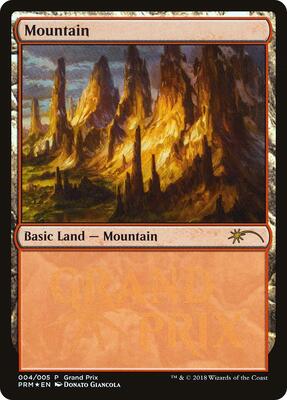 Mountain card from Grand Prix Promos