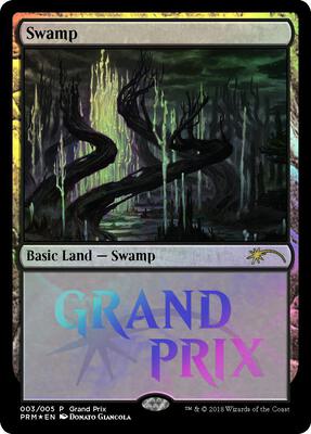 Swamp card from Grand Prix Promos