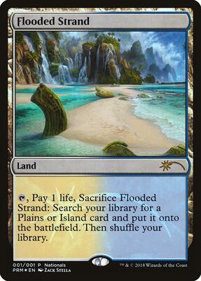 Flooded Strand card from Unique and Miscellaneous Promos