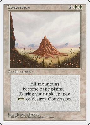 Conversion card from Fourth Edition