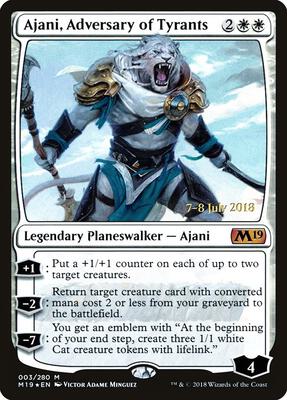 Ajani, Adversary of Tyrants card from Prerelease Cards
