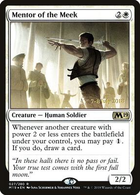 Mentor of the Meek card from Prerelease Cards