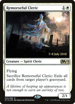 Remorseful Cleric card from Prerelease Cards
