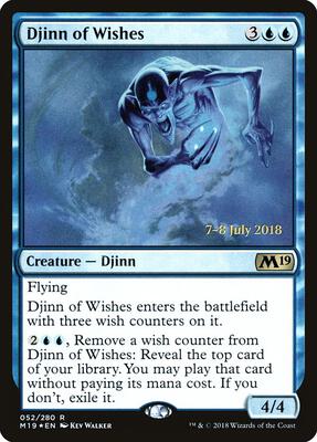 Djinn of Wishes card from Prerelease Cards