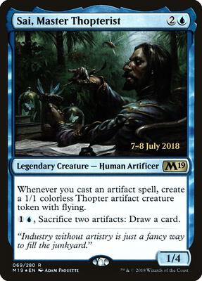 Sai, Master Thopterist card from Prerelease Cards