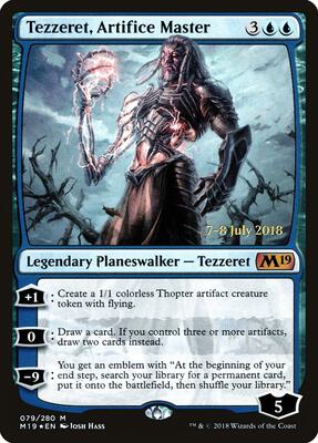 Tezzeret, Artifice Master card from Prerelease Cards